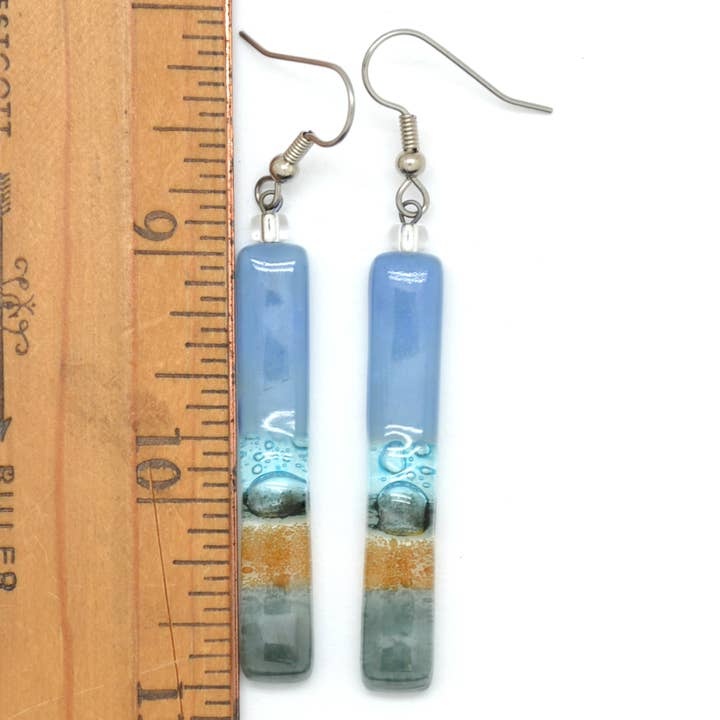 Dunitz & Company - Wholesale Dangle Earrings - Long Colorful Glass Stick Dangle Earrings - Fair Trade2