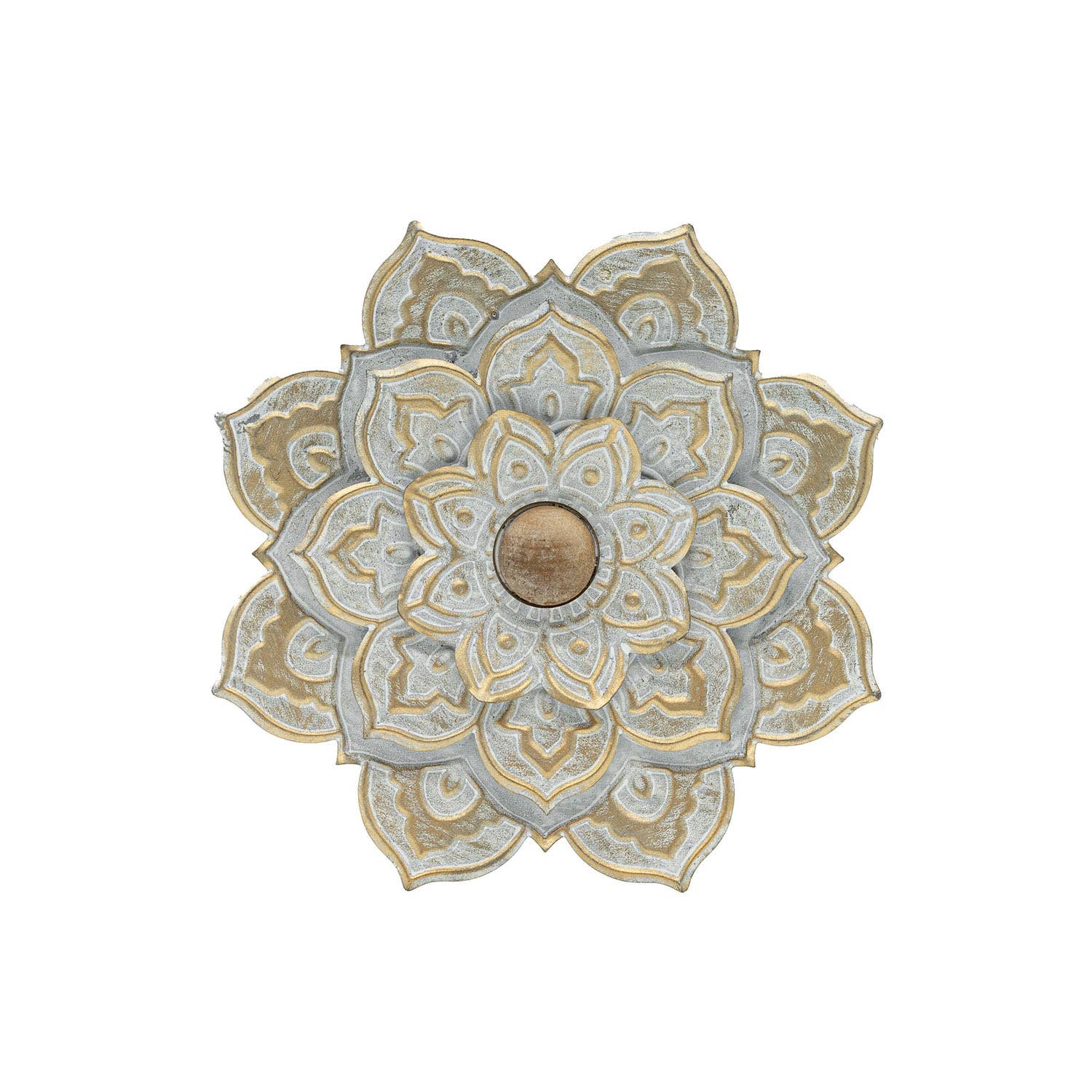 Foreside Home & Garden - Wholesale Wall Accent - Antique Cottage Flower Wall Decor Small1