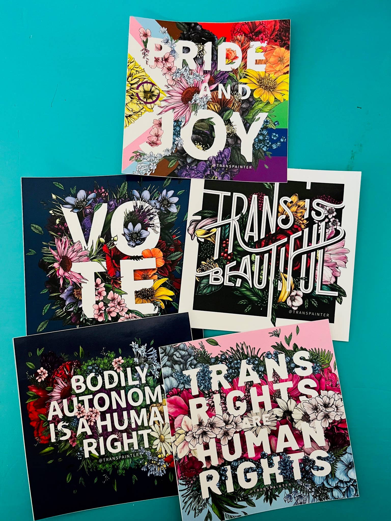 Transpainter - Wholesale Sticker - Bodily Autonomy is a Human Right Sticker | Feminist Stickers6