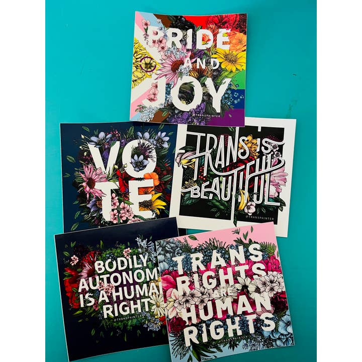 Transpainter - Wholesale Sticker - Bodily Autonomy is a Human Right Sticker | Feminist Stickers6