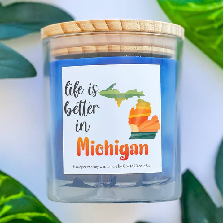 11 oz. Candle Jar - Life is Better | Add Your State! for wholesale by Coyer Candle Co.