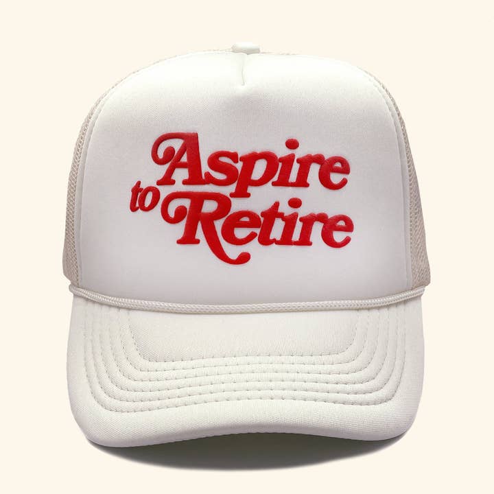Aspire to Retire - Script Trucker Bone for wholesale by Motel Margarita