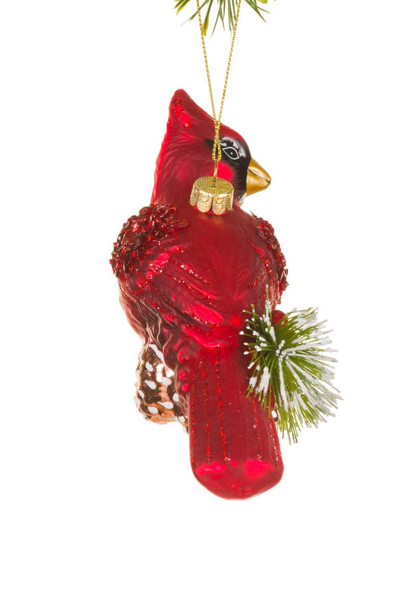 Starlight Collection - Wholesale Ornament - NEW-Red Cardinal Ornament1