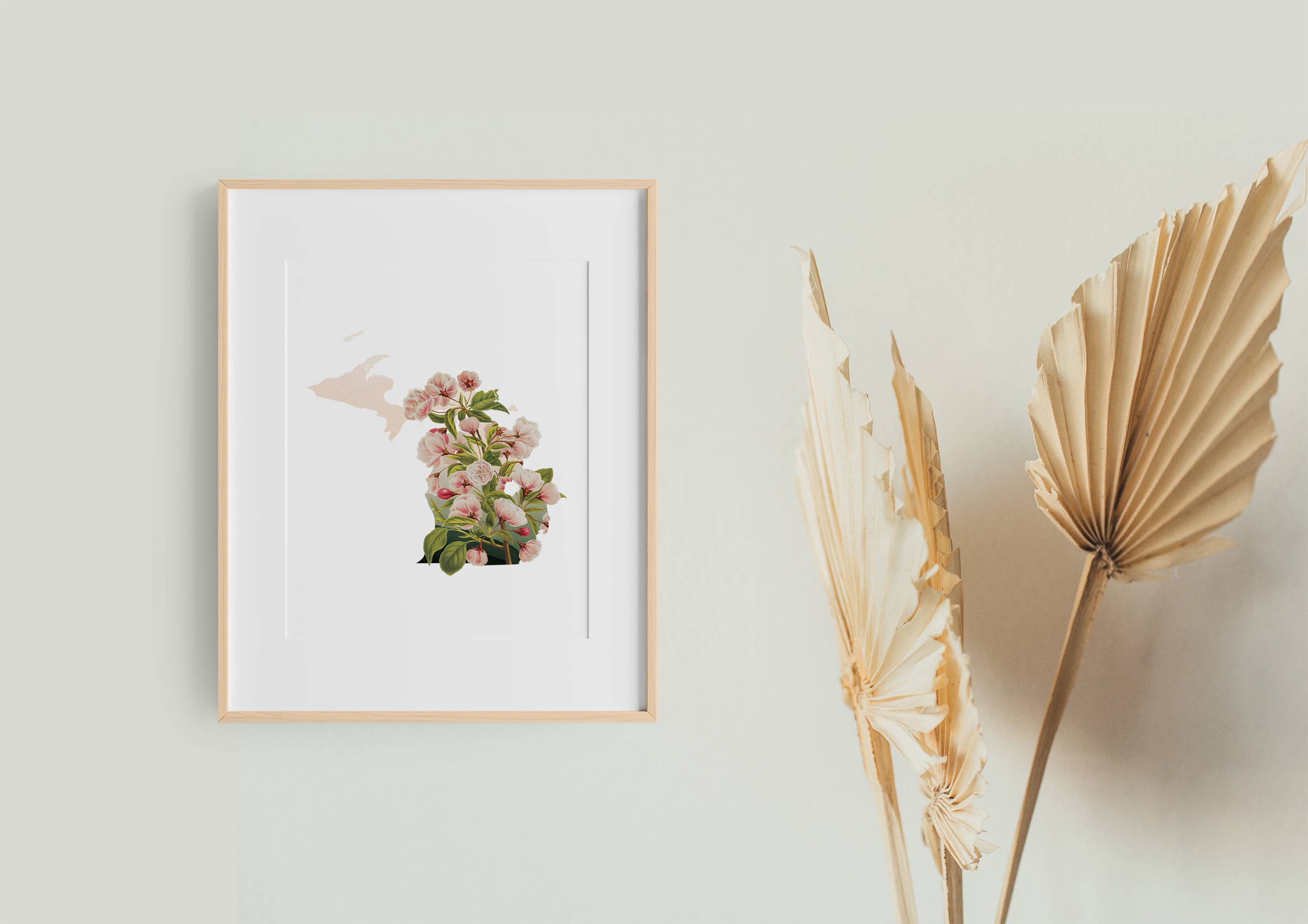 Paperfinch Design – Großhandel Kunstdruck – Kunstdruck Michigan Apfelblüte | Serie der Staatsblumen3