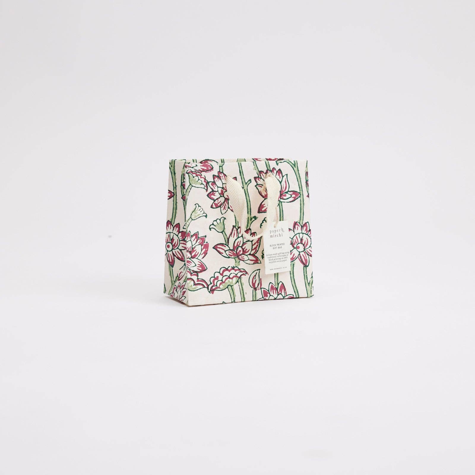 Paper Mirchi – wholesale Presentpåse – Handtryckta presentpåsar i små storlekar - Körsbär5