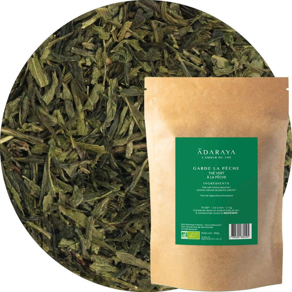 ADARAYA - Wholesale Health/Detox Tea - Garde la Pêche organic green tea0