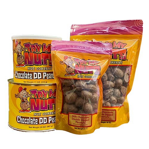 Try My Nuts - Wholesale Chocolate Covered Sweets - Milk Chocolate Double Dipped Peanuts1