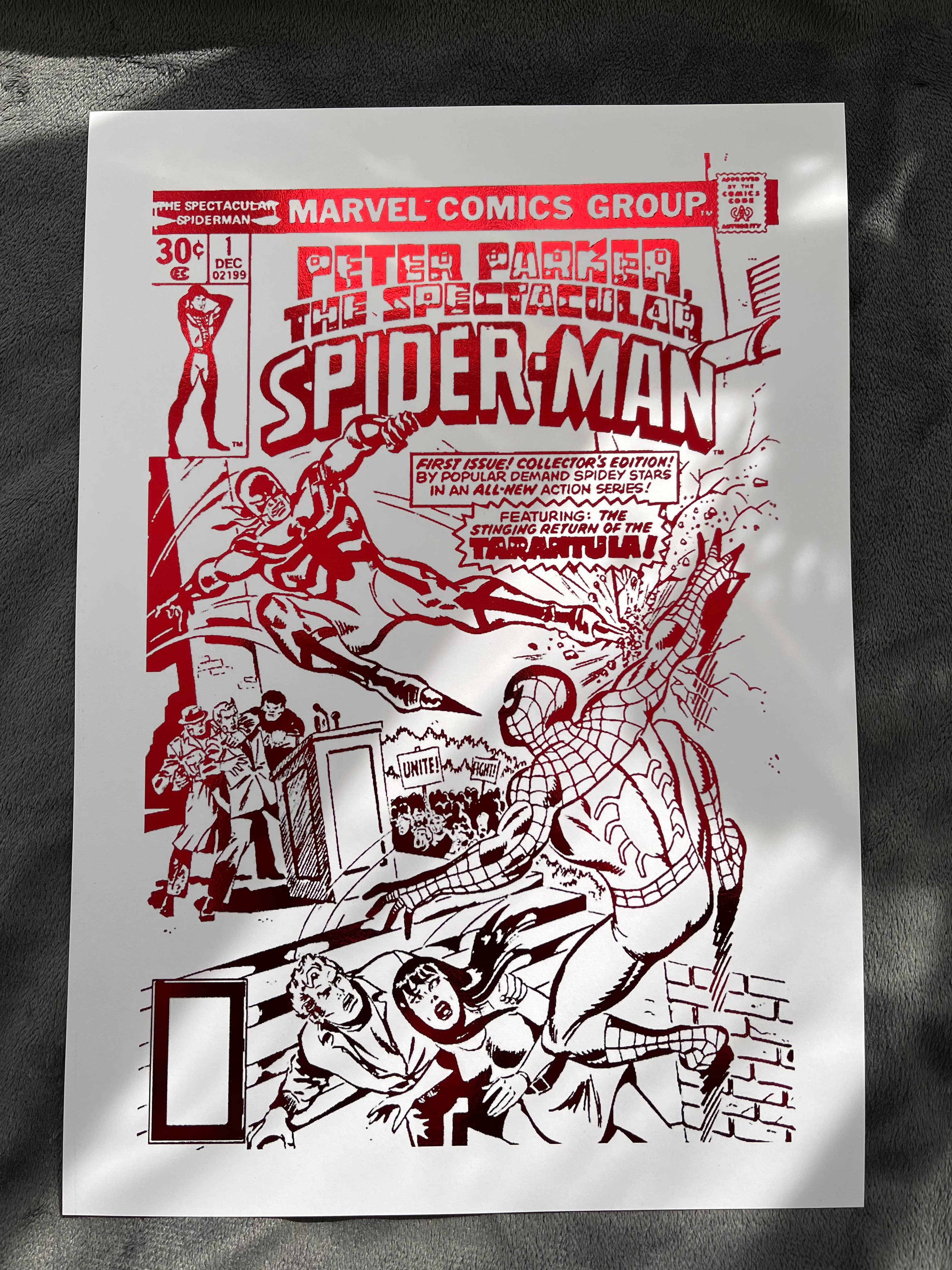 Billies Inks - Wholesale Gallery Wall Set - Set of 5 Superhero Foil Prints1