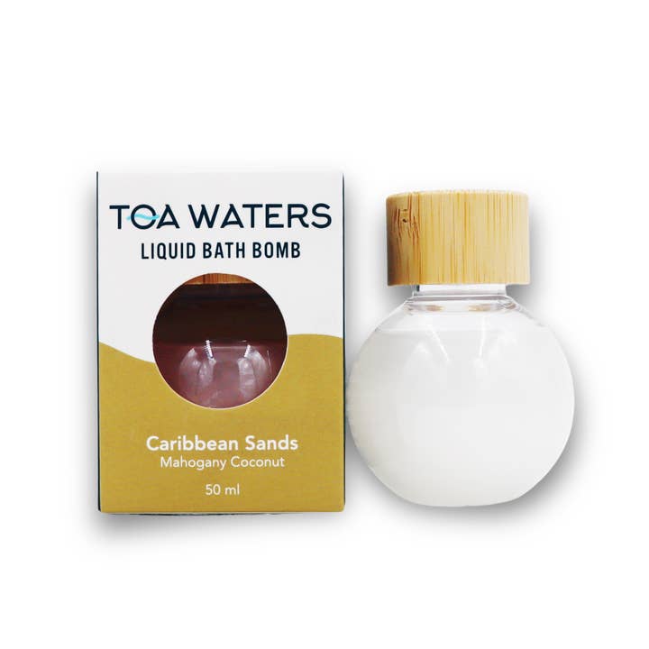 Caribbean Sands Liquid Bath Bomb - Mahogany Coconut for wholesale by TOA Waters
