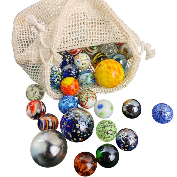 BASS&BASS - Wholesale Classic Toy - Kids - RARE marbles – Set of 52 marbles - My Little Gift5
