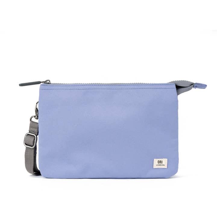 Carnaby Crossbody in Thistle Canvas for wholesale by ORI London