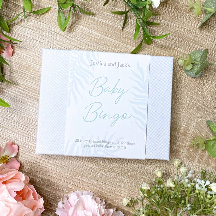 Green Baby Themed Bingo | Baby Shower Gift for wholesale by Stottella Design