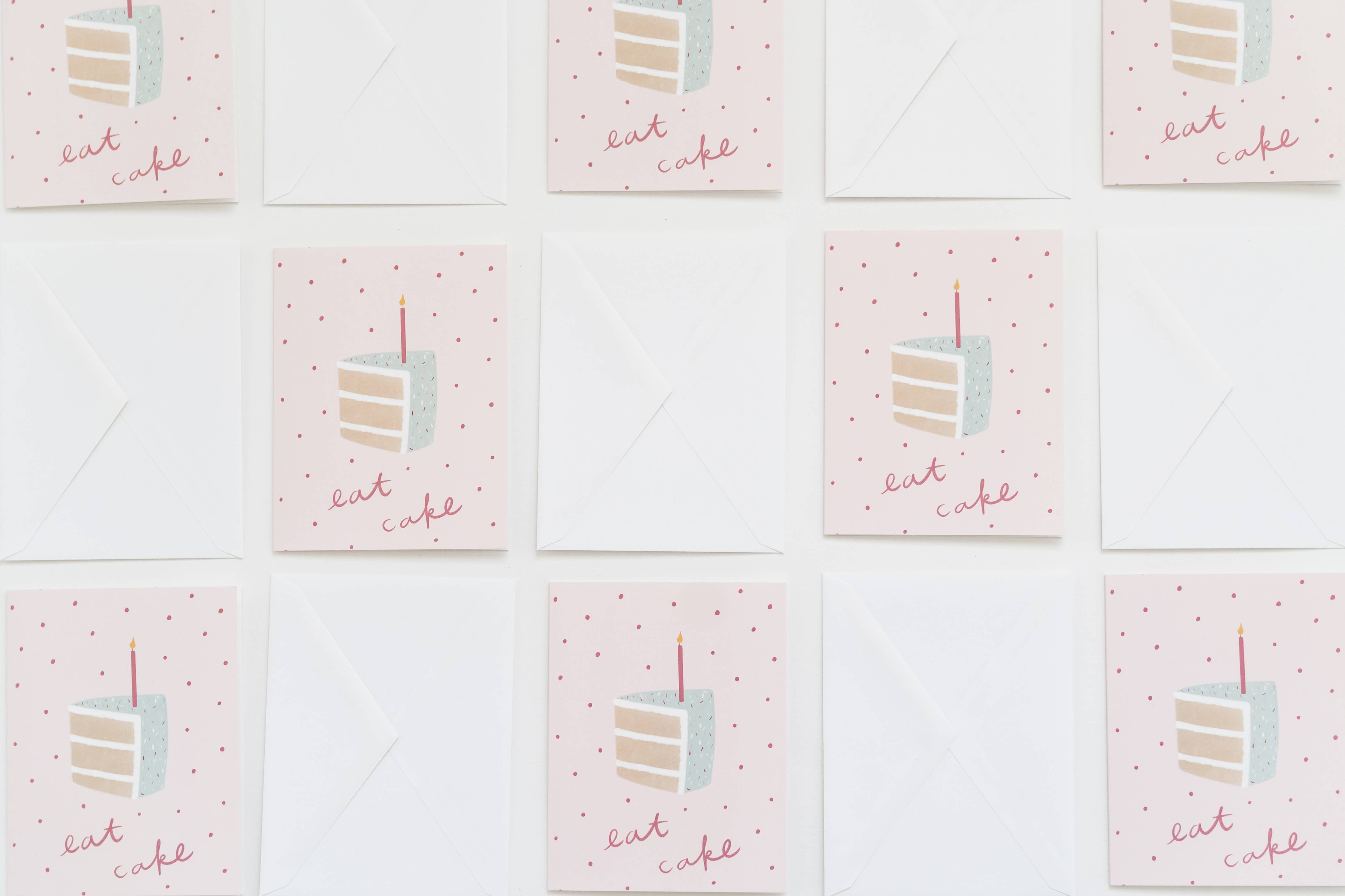 The Goyave Paperie – Engroshandel Fødselsdagskort – Lad dem spise Cake Card1