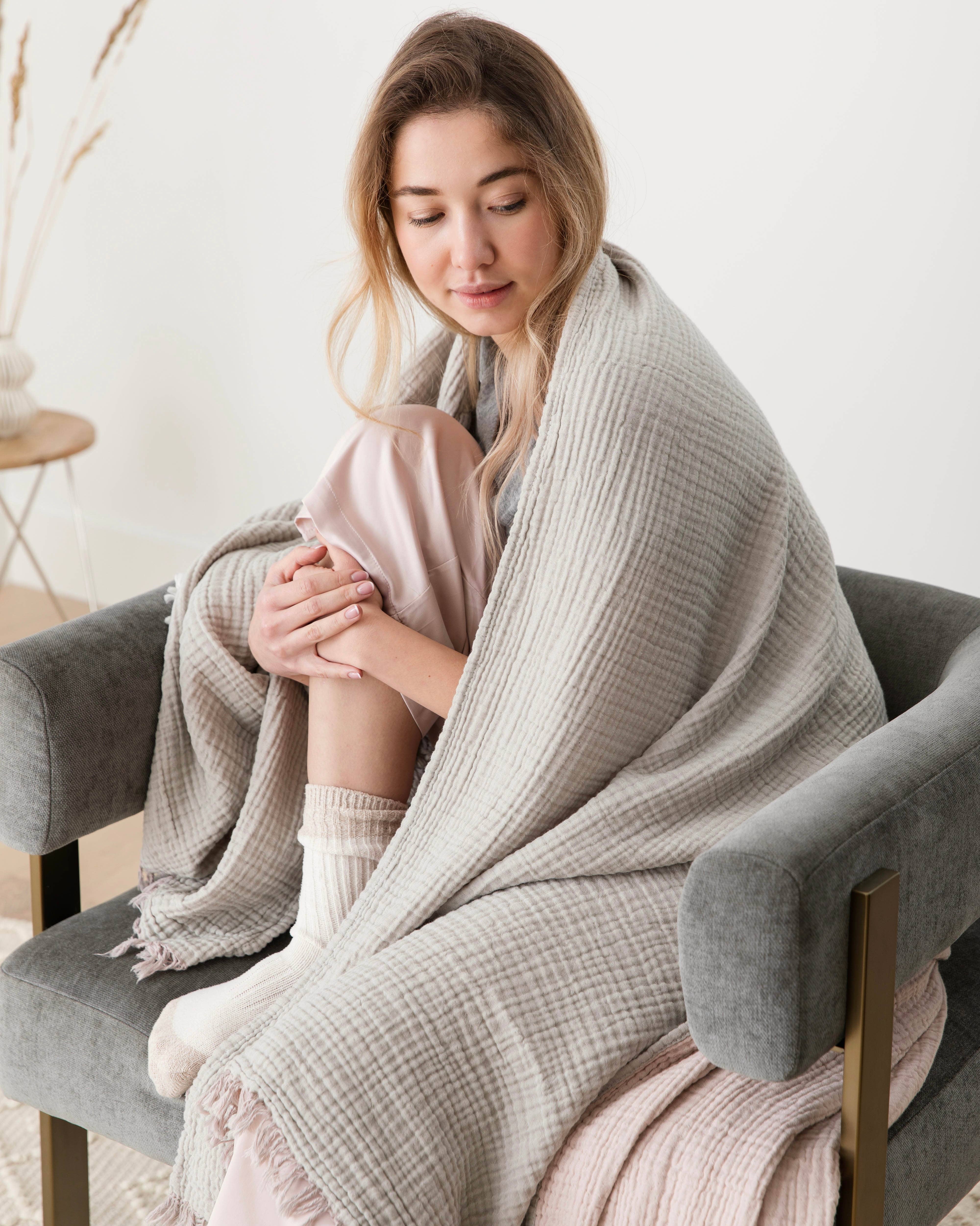 Woven Stories - Wholesale Throw Blanket - Cocoon Cotton Reversible Throw Blanket22