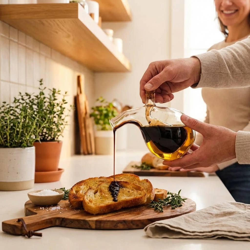 Bamboo Switch - Wholesale Dispenser voor olie/azijn - Glazen Olie & Azijn Cruet Dispenser | Faire Markt1