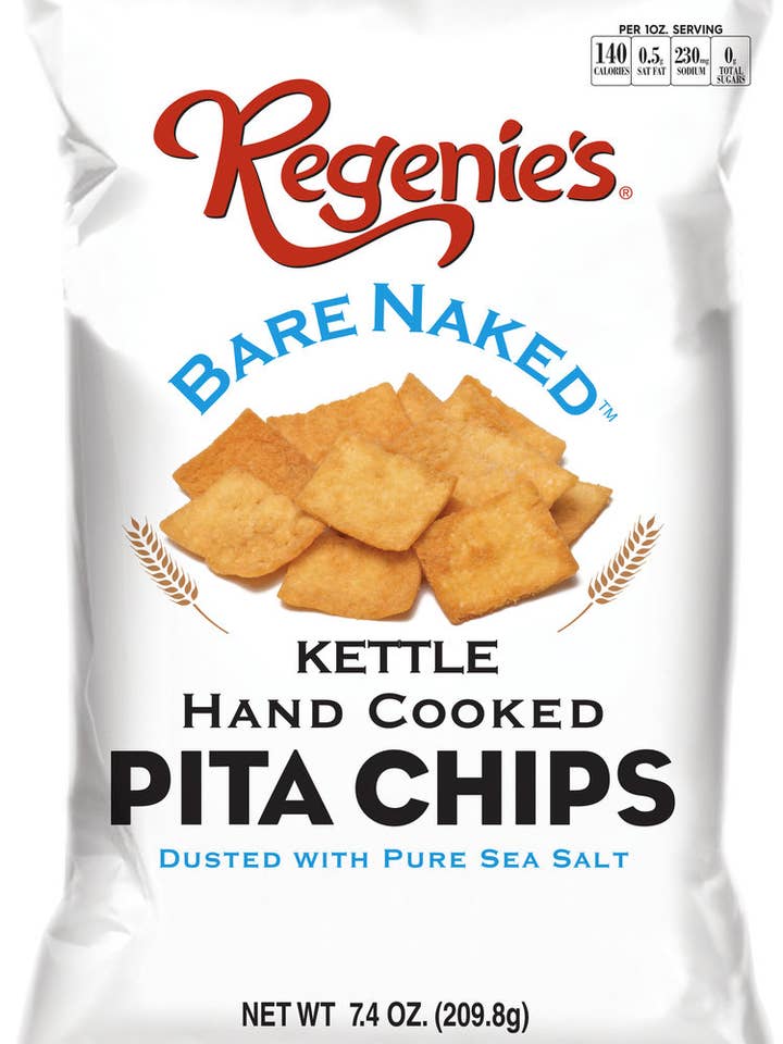 Bare Naked™ Pita Chips for wholesale by Regenie's All Natural Snacks