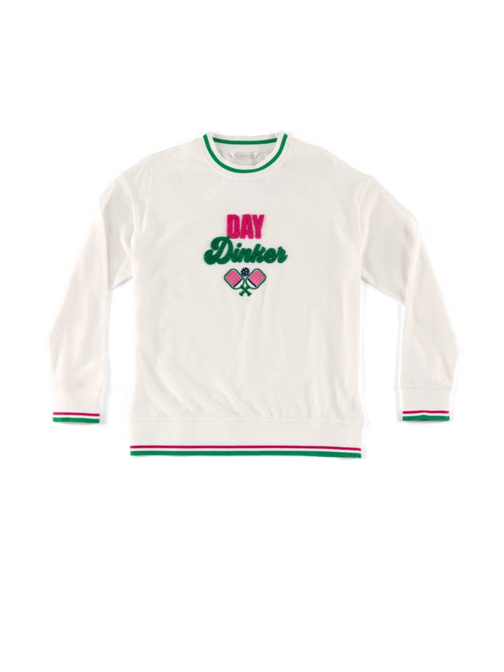 DAY DINKER SWEATSHIRT, IVORY for wholesale on Faire