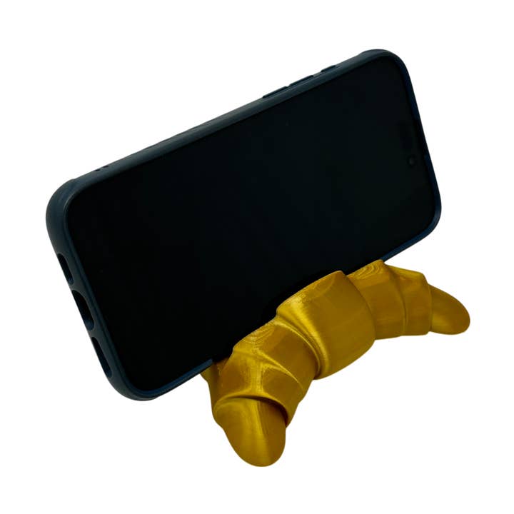 Croissant-Neuheit-Telefonhalter für den Großhandel von Made Happy Gifts