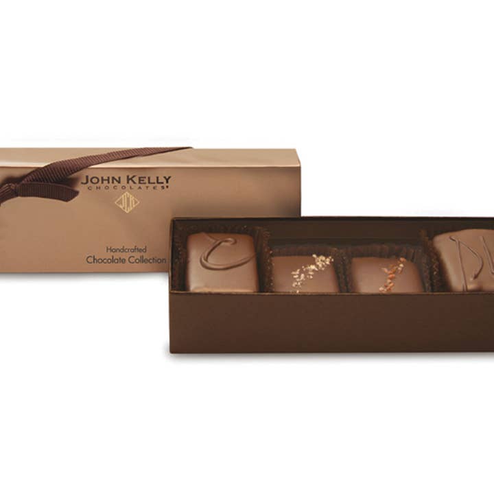 John Kelly Chocolates - Vendita all'ingrosso Confezioni di cioccolatini - Collezione di cioccolato artigianale, 4 pezzi