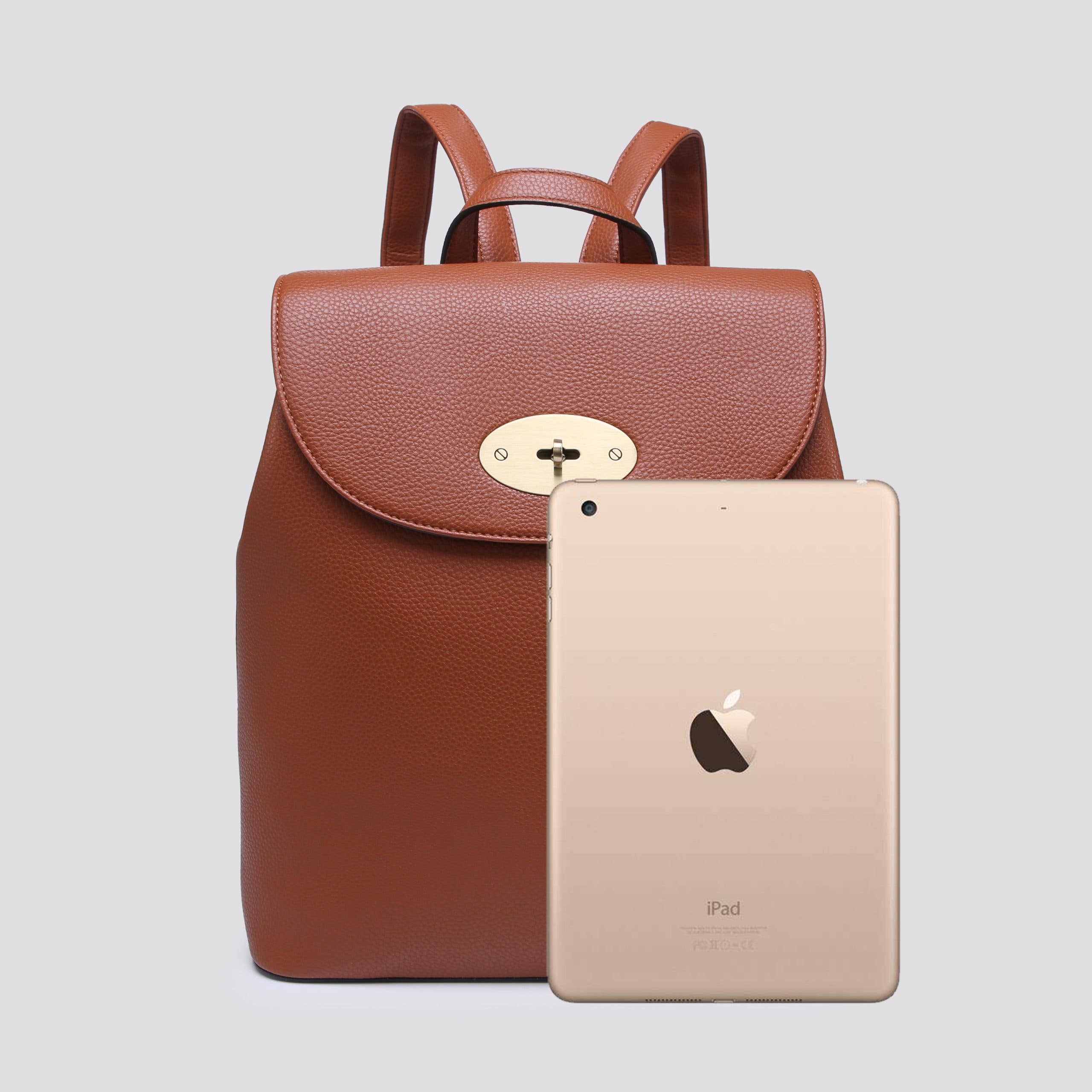 House of Milano - Wholesale Backpack - Women's - 3119 Faux Leather Large Backpack4