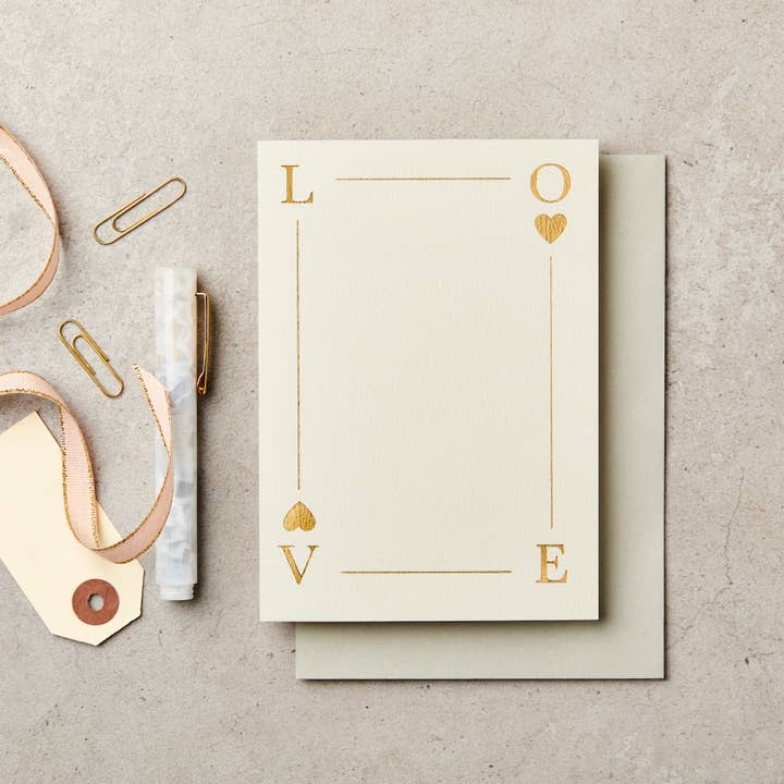 Love Playing Card para venta al por mayor de Katie Leamon