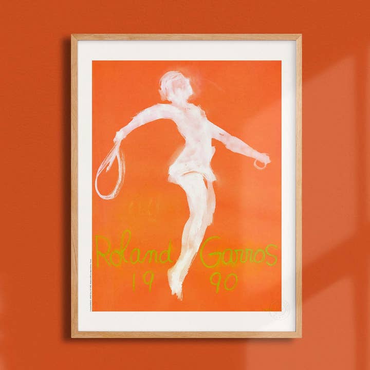 Cartaz Roland-Garros Claude Garache, 1990 - FFT0011 por atacado de Oneart