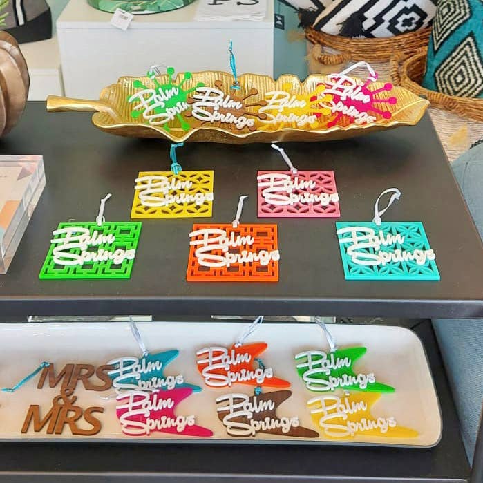 Atomic Kraftworks - Wholesale Ornament - Mid Century Style Boomerang Customizable Ornament1