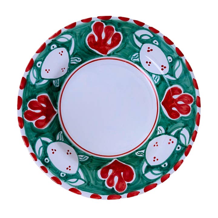 Positano deep plate crab for wholesale by SOLESINO