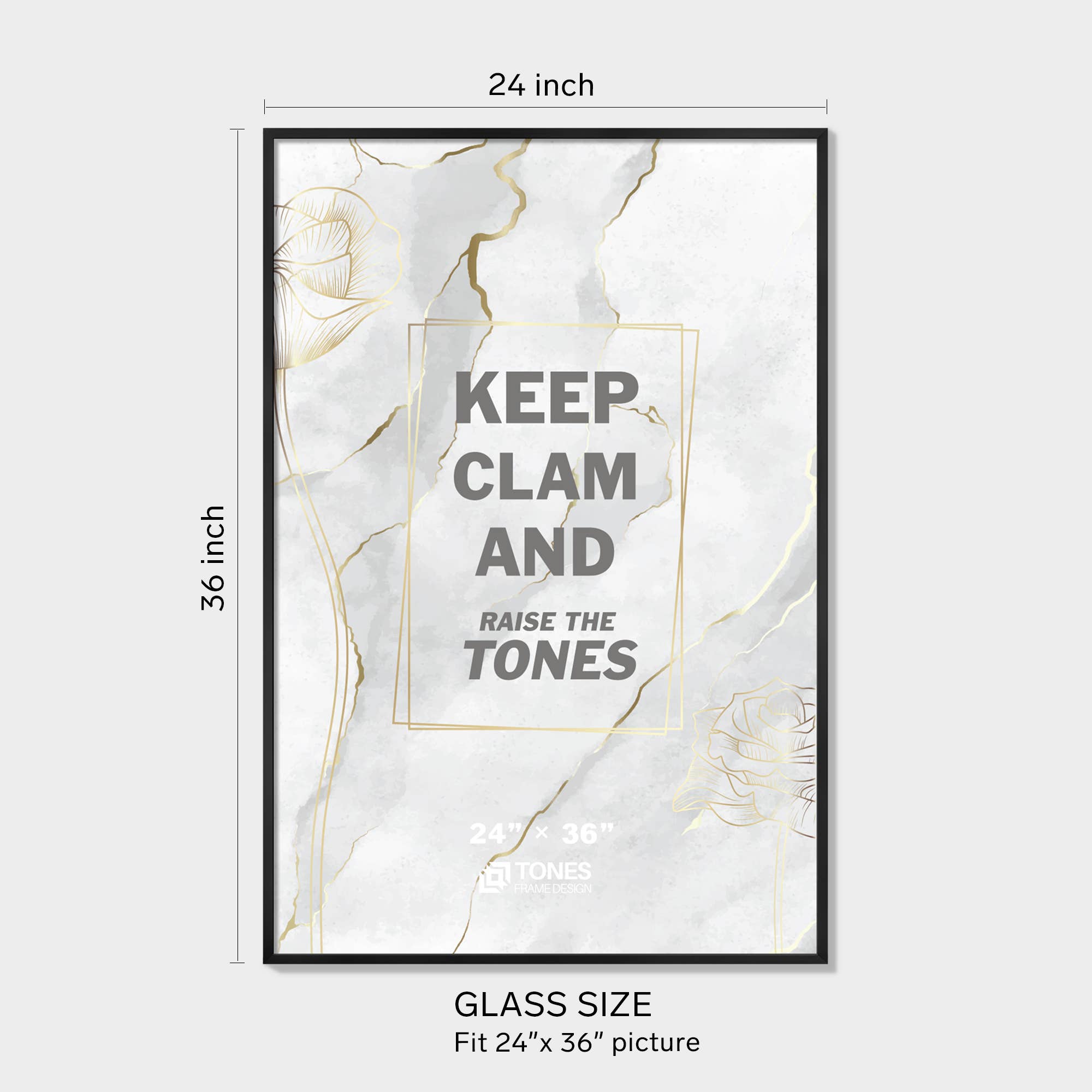 LivingTaste Home Inc - Vendita all'ingrosso Cornice portafoto - Cornice portafoto in alluminio 24x360