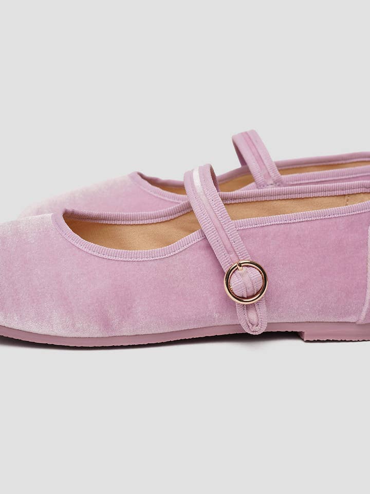 Paez - Wholesale Flats/Loafers - Kids - MARY JANE VELVET IRIS11