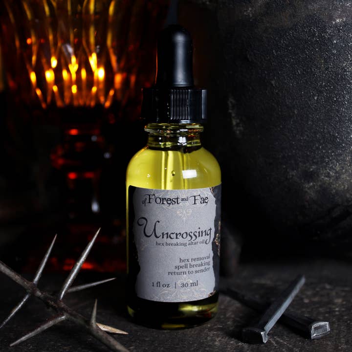 of Forest and Fae - Wholesale Meditation Supplies - Uncrossing & Hex Breaking Altar Oil • Return to Sender Oil