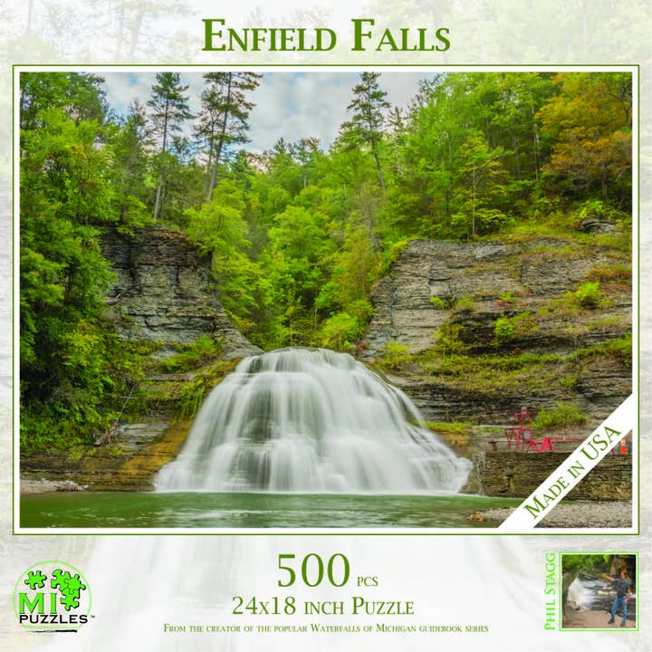 Enfield Falls - Puzzle New York de 500 pièces pour la vente par Phil Stagg Photography