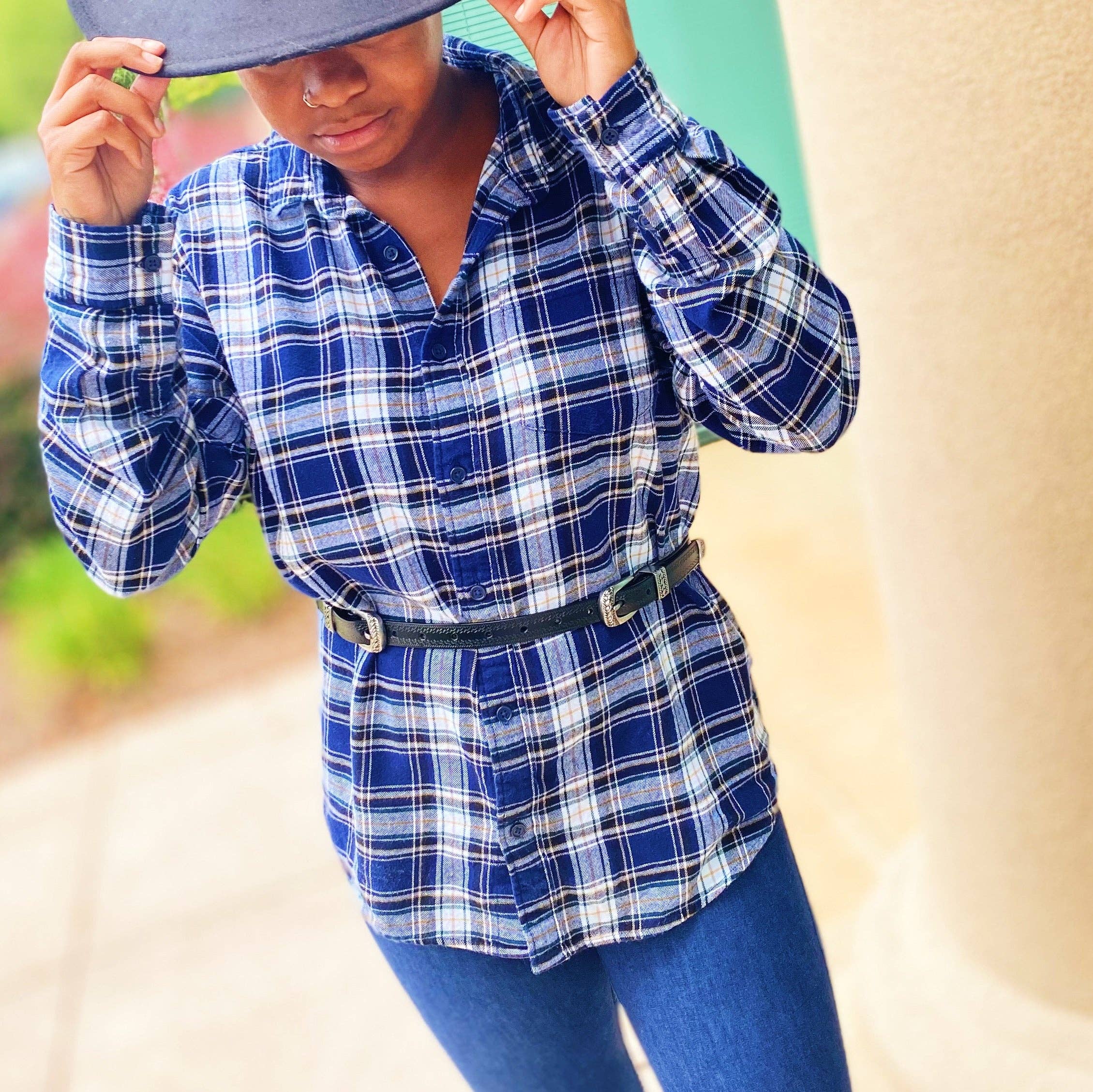 Ellison+Young - Wholesale Belt - Women's - Genuine Double Buckle Belt5