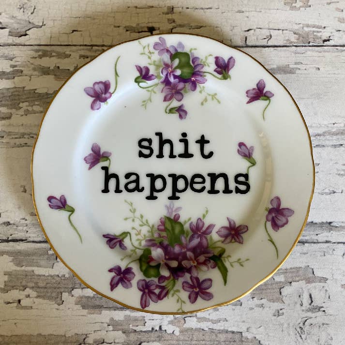 Pratos engraçados reciclados, Shit Happenses, Loja de Presentes, Turismo por atacado de pretty little creeps