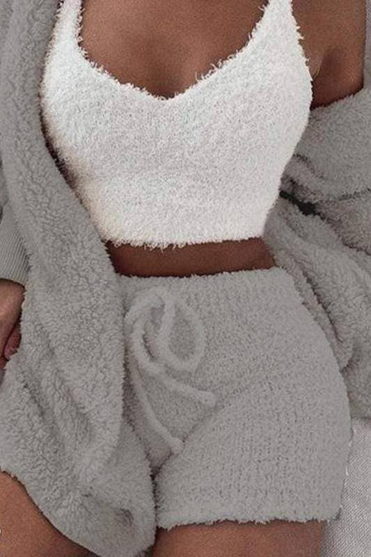 Flarix - Wholesale Lounge Set - Women's - Cozy Fuzzy Knit Lounge Two-Piece Set (Top Not Included)1