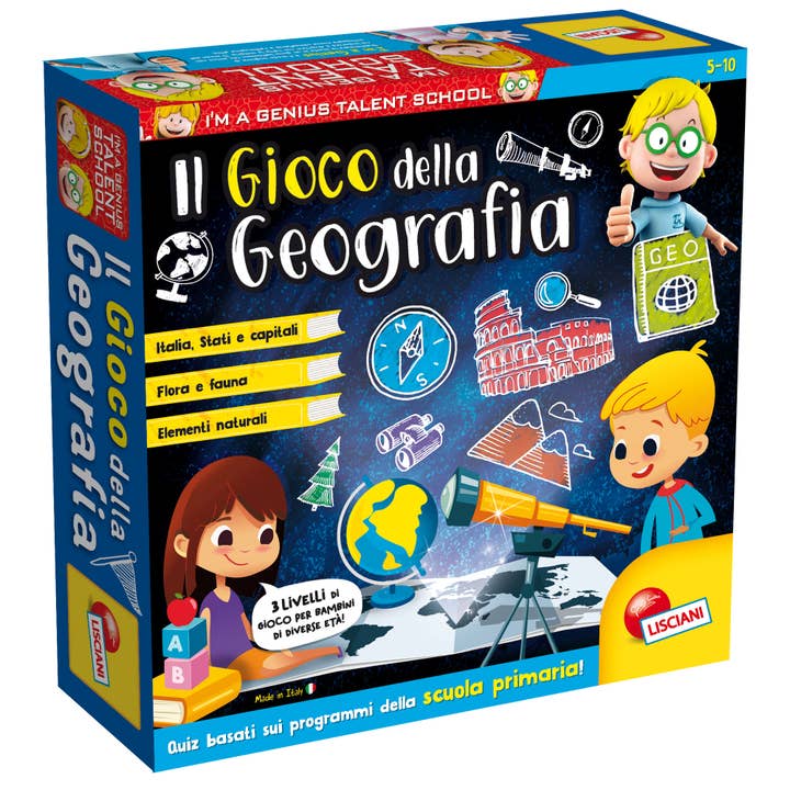 I'M A Genius Ts The Geography Game for wholesale by Liscianigiochi IT