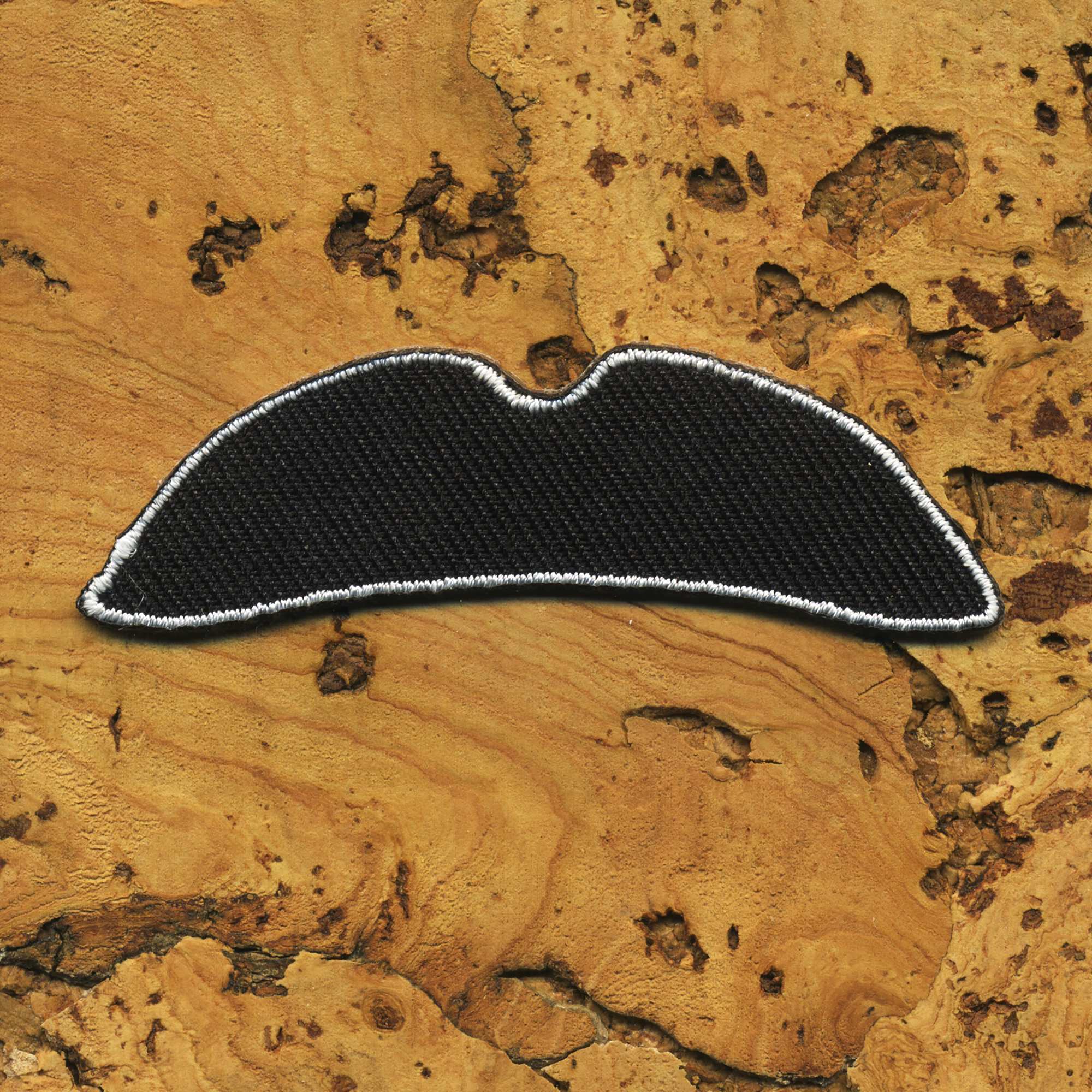 Tribal Trade GmbH - Wholesale Patch - Mustache thick curved mustache sticker patch3