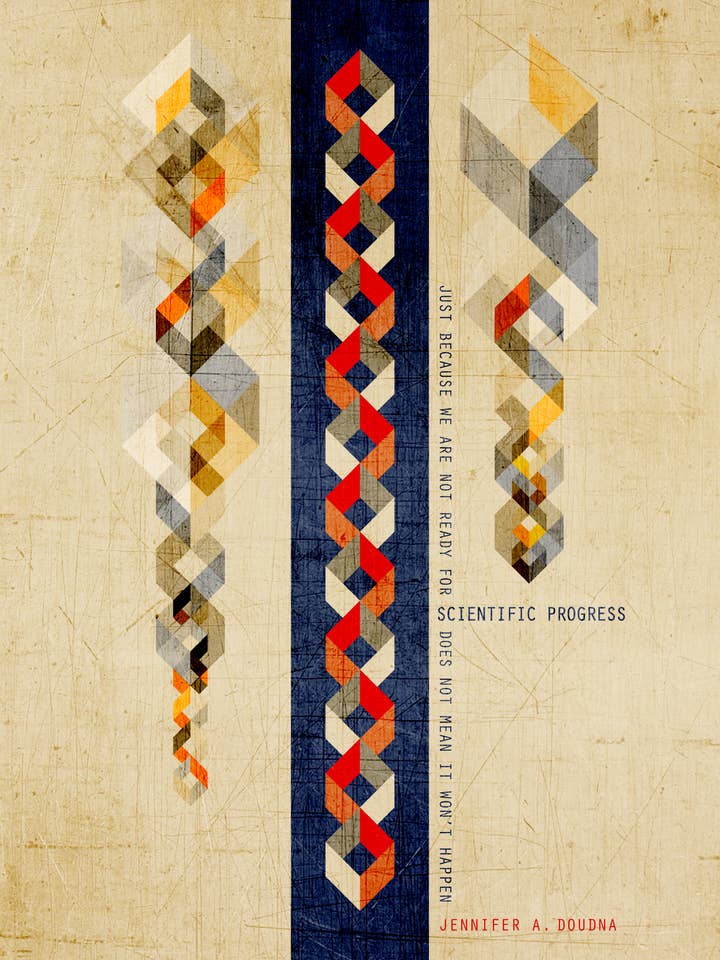 Jennifer A. Doudna Quote for wholesale by Lucky Skye Graphics