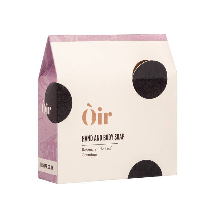 Oir Soap Ltd - Vendita all'ingrosso Saponette - Sapone per mani e corpo al rosmarino, foglia di ho, geranio6