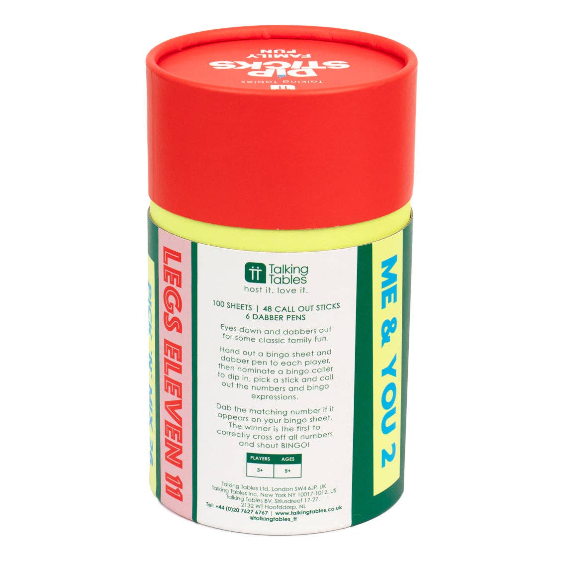 Talking Tables UK – wholesale Board game – Dipsticks Family Bingo2