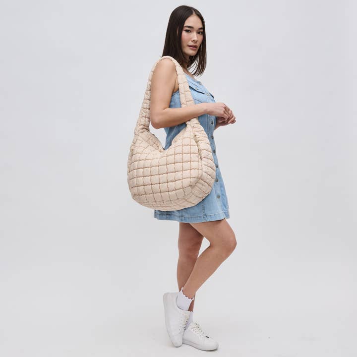 Sol and Selene - Wholesale Shoulder Bag - Women's - Revive - Quilted Puffer Nylon Hobo