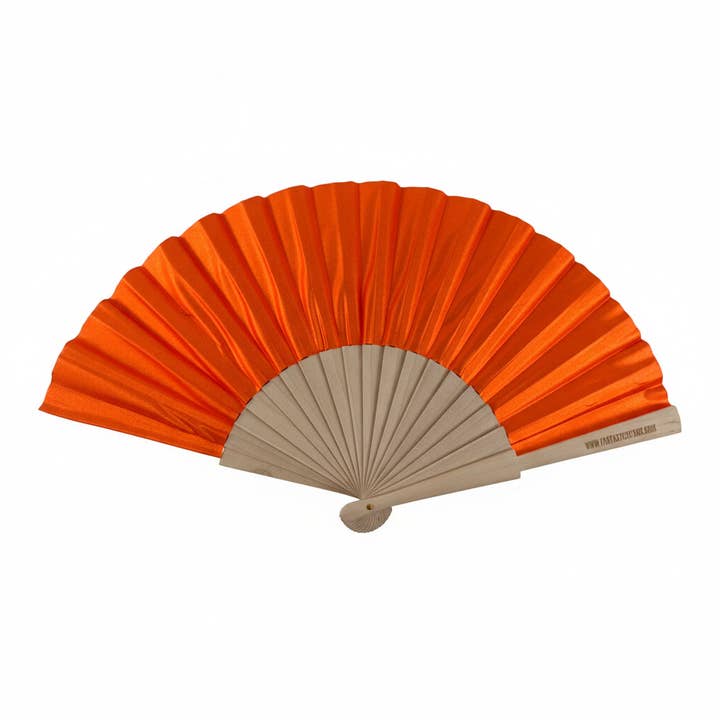 Éventail 23cm Orange Nacré Scintillant pour la vente par Fantastico Fans