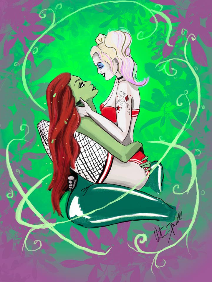 Harley et Ivy pour la vente par Pincushion Pinups