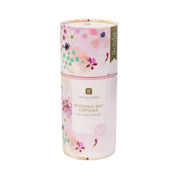 Wedding Day Keepsake Advice Sticks for Bride | 100 Pack | for wholesale by Talking Tables UK