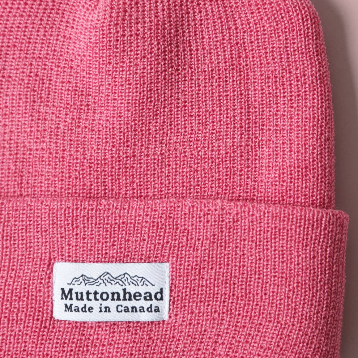Muttonhead - Wholesale Beanie - Unisex - Merino Toque - Blush1