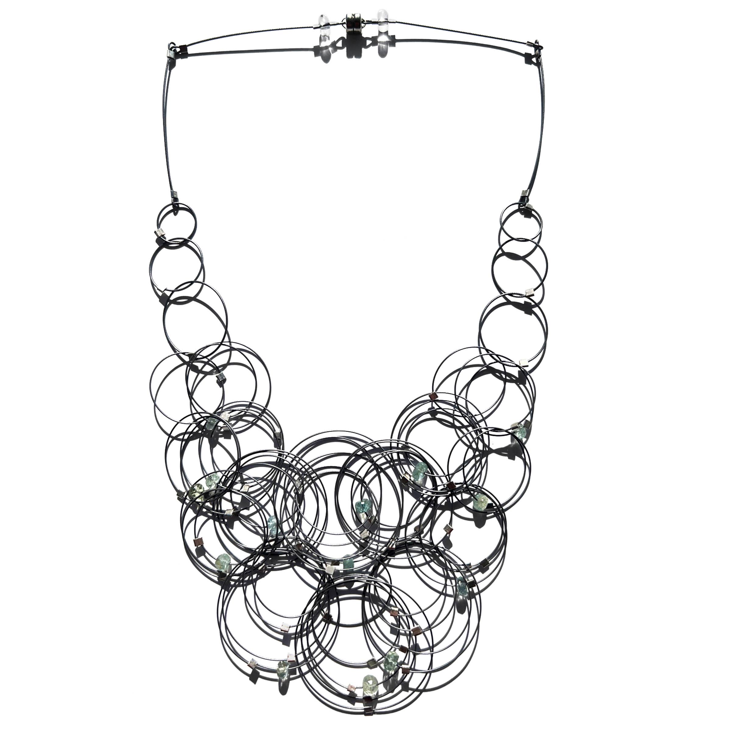 Meghan Patrice Riley – Colar de elos e correntes por atacado – Colar Flow de 18"28