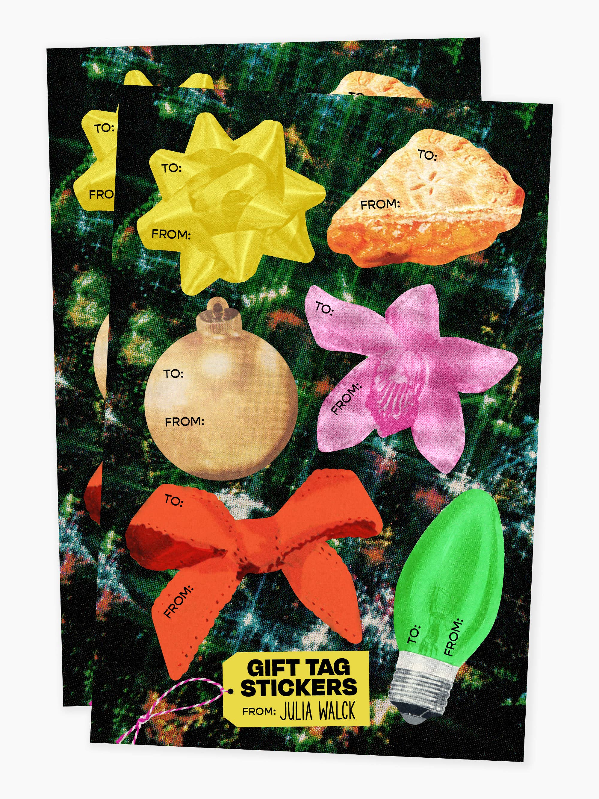 Julia Walck - Wholesale Gift Tag - Christmas Gift Tag Stickers1