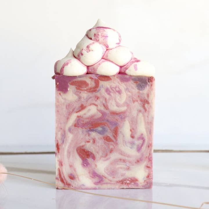 Sweet Plum Soap for wholesale by Sudsy Soap Works LLC