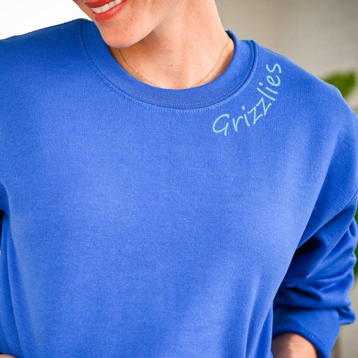 Personalized Mascot Embroidered Sweater Team Sport Gift Idea for wholesale by La Bella Rose Boutique