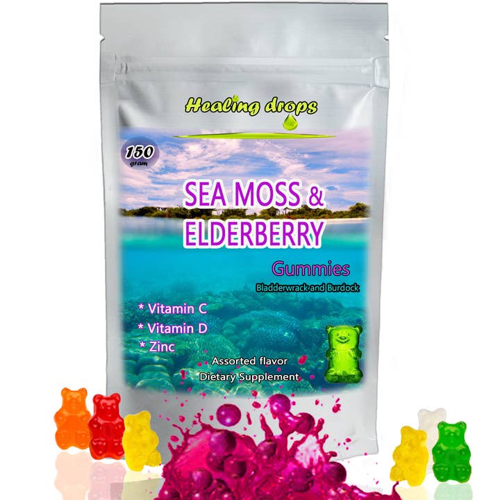 Irish Sea Moss Elderberry Gummies Vit C D Zinc Bladderwrack and other Purchase Wholesale raw irish sea moss. Free Returns & Net 60 Terms on Faire trending on Faire.